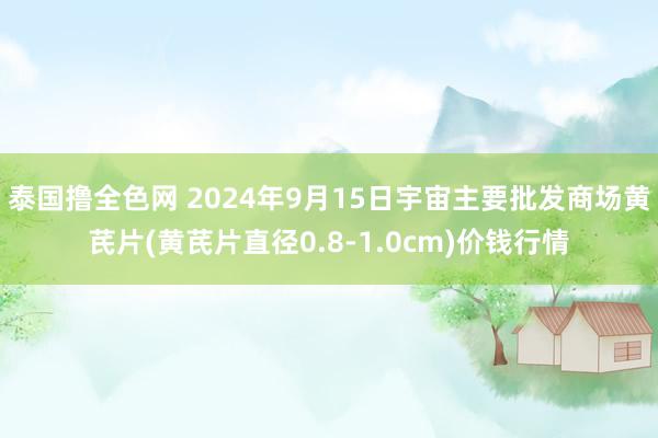 泰国撸全色网 2024年9月15日宇宙主要批发商场黄芪片(黄芪片直径0.8-1.0cm)价钱行情