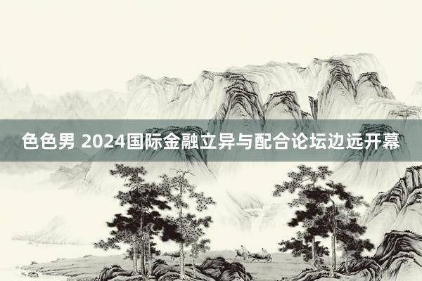 色色男 2024国际金融立异与配合论坛边远开幕