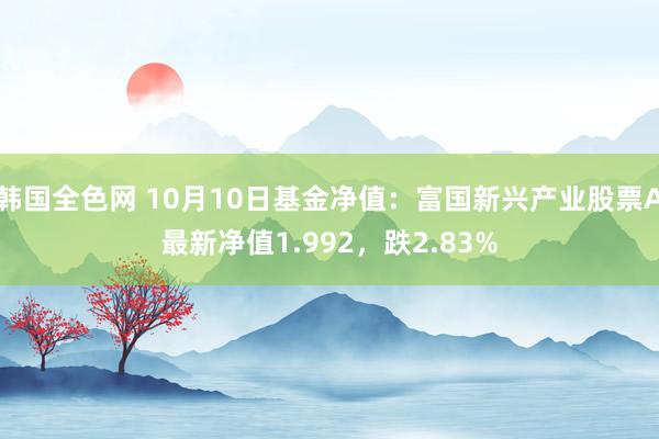 韩国全色网 10月10日基金净值：富国新兴产业股票A最新净值1.992，跌2.83%