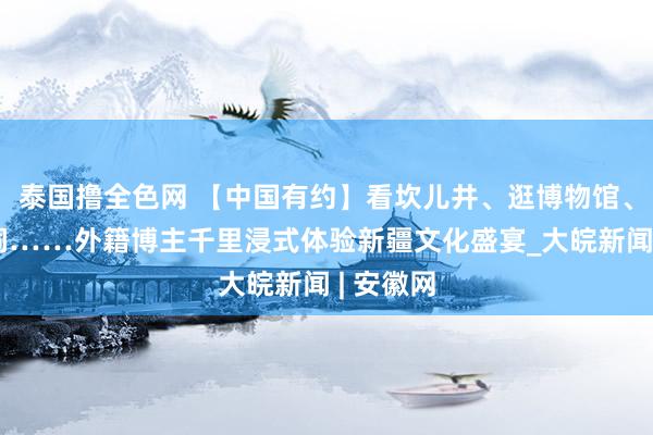 泰国撸全色网 【中国有约】看坎儿井、逛博物馆、访千佛洞……外籍博主千里浸式体验新疆文化盛宴_大皖新闻 | 安徽网