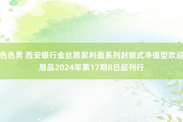 色色男 西安银行金丝路聚利盈系列封锁式净值型欢迎居品2024年第17期8日起刊行