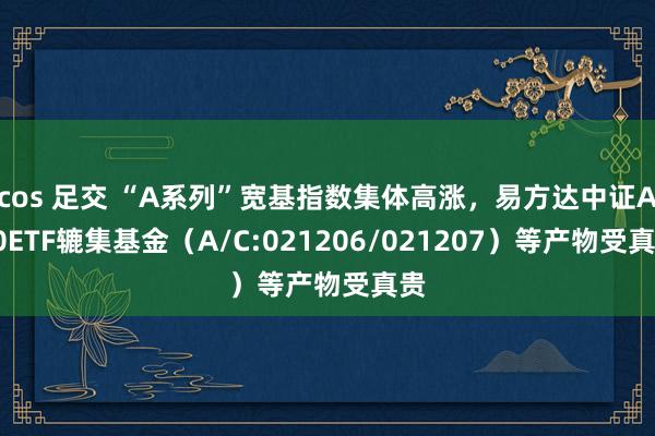 cos 足交 “A系列”宽基指数集体高涨，易方达中证A50ETF辘集基金（A/C:021206/021207）等产物受真贵