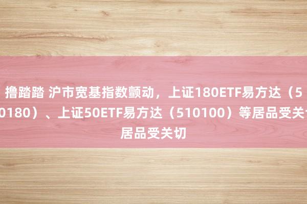 撸踏踏 沪市宽基指数颤动，上证180ETF易方达（530180）、上证50ETF易方达（510100）等居品受关切