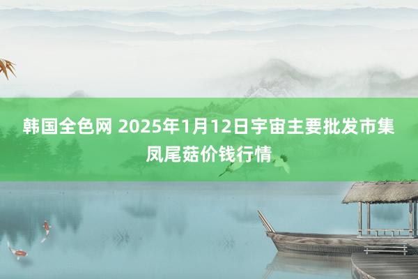 韩国全色网 2025年1月12日宇宙主要批发市集凤尾菇价钱行情